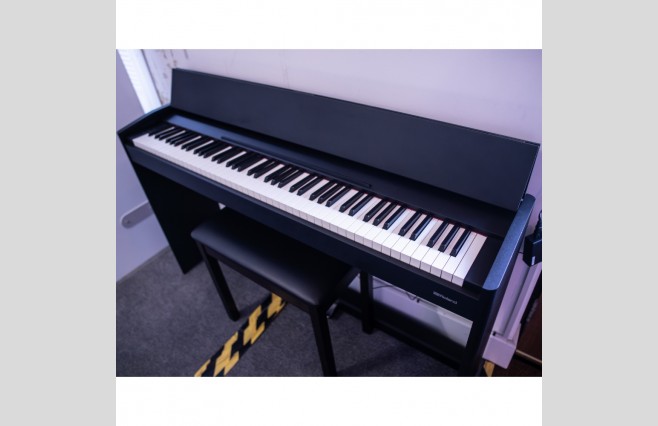Roland F107 Black Satin Digital Piano, Used - Complete Package (SN:ZOP2588) - Image 5